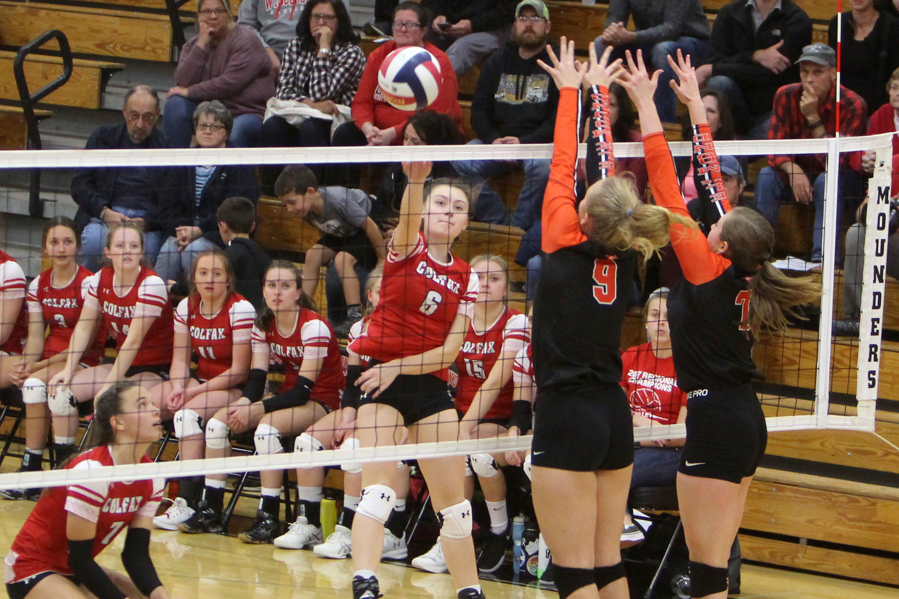 Colfax at Elk Mound volleyball 10-17-19